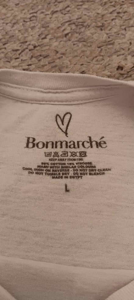 Photo of free White tee with flower design (Fenny Stratford MK2) #2