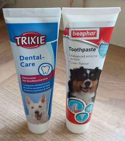 Photo of free Frontline for dogs and dog toothpaste plus some dog treats (Penybont LD1) #2