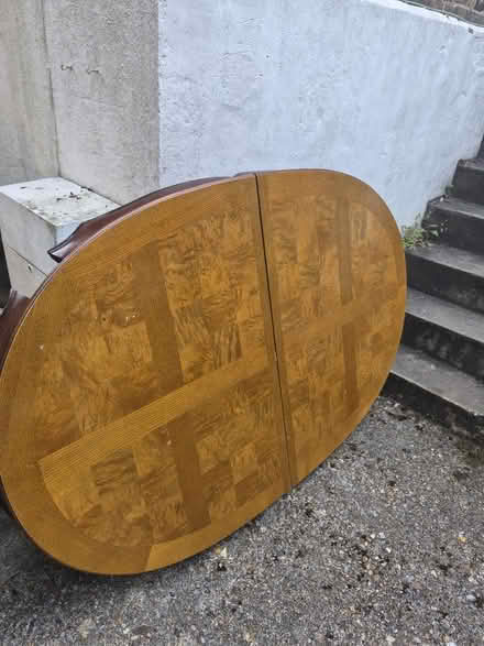 Photo of free Large dining table +6 chairs (Buxted TN22) #1