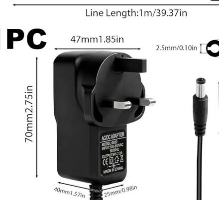 Photo of 9V wall adaptor (Preston PR1 7BU) #1