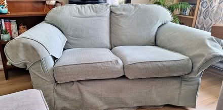 Photo of free Green 2 seater sofa (Lyme Regis DT7) #1