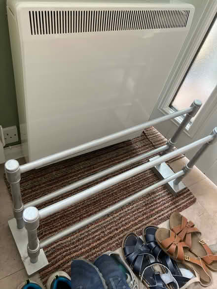 Photo of free Handmade two tier shoe rack (S8 woodseats) #2