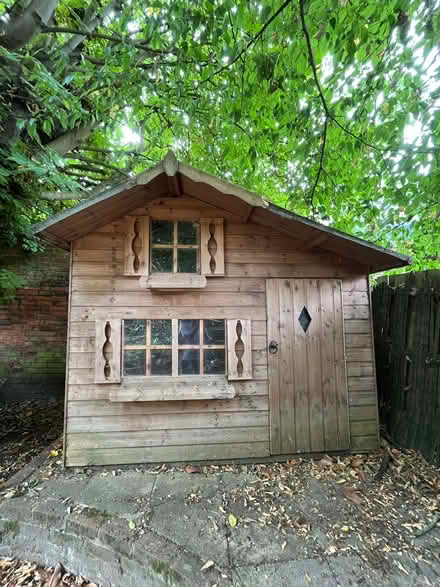 Photo of free Swiss chalet-style wooden playhouse for garden (Surbiton KT6) #1