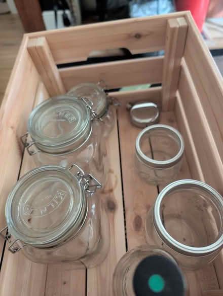 Photo of free Kilner jars and couple of bottles (Hertford SG13) #1