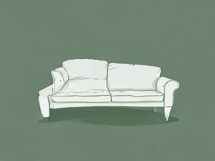Photo of Cream fabric sofa (Alloa FK10) #1