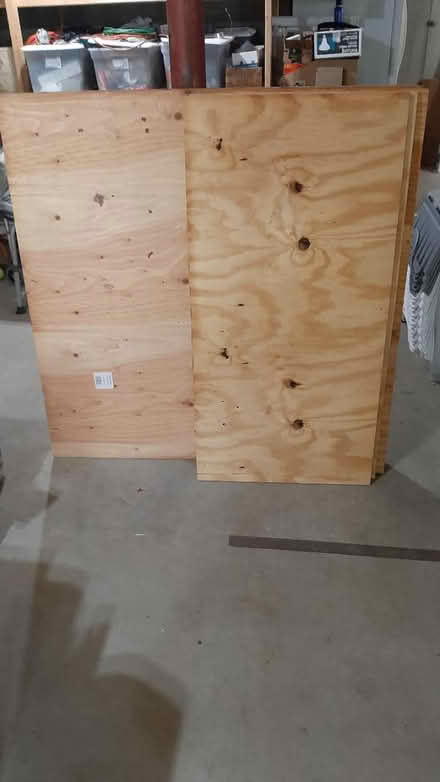 Photo of free 5 misc. sheets of 3/4" CDX plywood (In Naugatuck, Ct.) #1