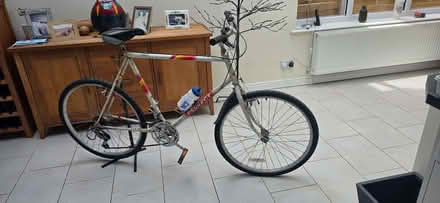 Photo of free Peugeot medium 24gear hybrid bike. (Egerton Park CH42) #1