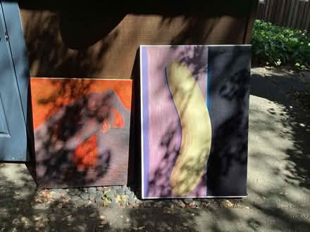 Photo of free Two oil stretched canvas (Mill Valley) #1