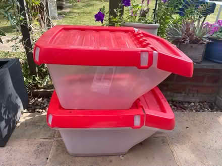 Photo of free Plastic storage boxes (Liss Hampshire) #1
