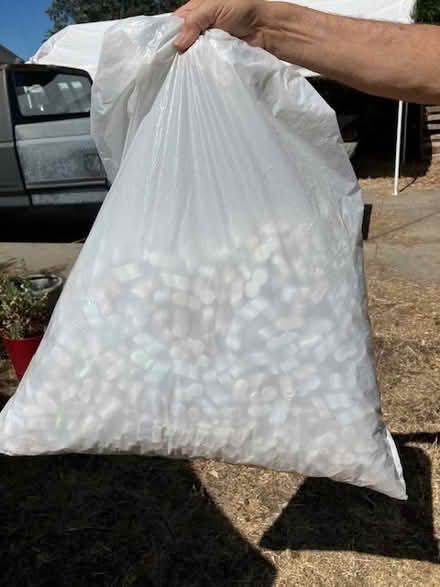 Photo of free bag clean styrofoam peanuts (south sunnyvale) #1