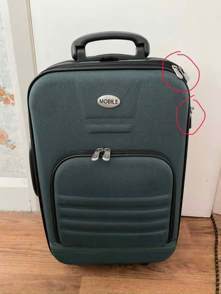 Photo of free Small Suitcase (JAMMED ZIPS) - Leagrave LU4 (Lewsey Farm LU4) #1