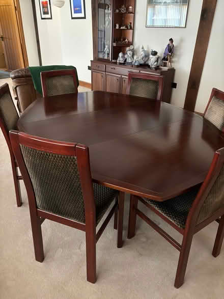 Photo of free Dining table and 6 chairs (Tiverton EX16) #2