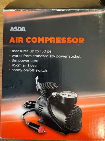 Photo of free Car tyre air compressor (SG4 Hitchin) #2