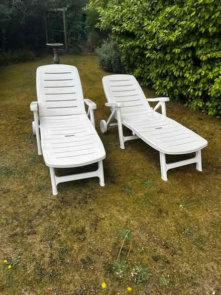 Photo of free Two garden recliners (Hale, Hampshire. SP6) #2