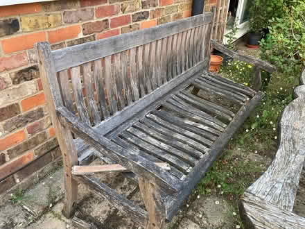 Photo of free Old garden bench (Cedars estate, Ch'wd end WD3 7) #1