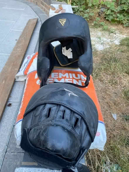 Photo of free RDX boxing head guard + mitt (Hayes BR2) #1