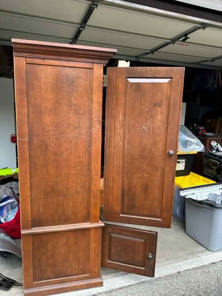 Photo of free Solid wood TV armoire (Lynnwood, Ash Way area) #3
