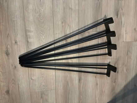 Photo of free Black hairpin table legs (Stockwell SW8) #1