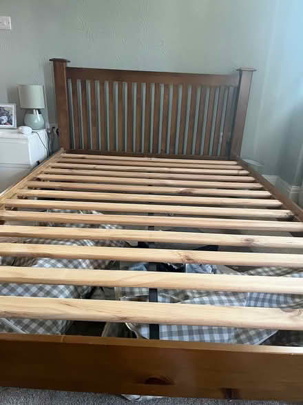 Photo of free Double bed frame (Norton Lees S8) #2