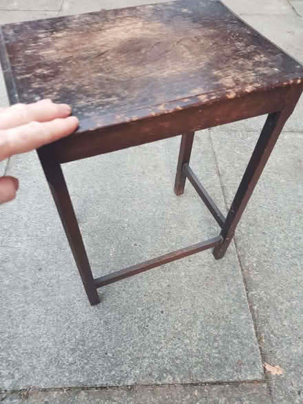 Photo of free Small wood table to restore (Timperley WA15) #2