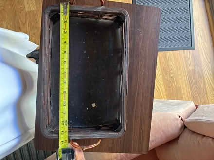Photo of free Old sturdy rectangle basket (Los Altos) #3