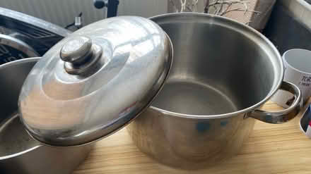 Photo of free Pan set copper base stainless steel (M16 9 WT) #3