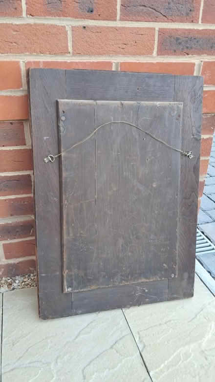 Photo of free Mirror on antique paneled frame (West Leigh PO9) #2