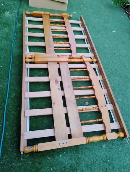 Photo of free Solid pine bed frame - single (Jumpers Corner BH23) #1