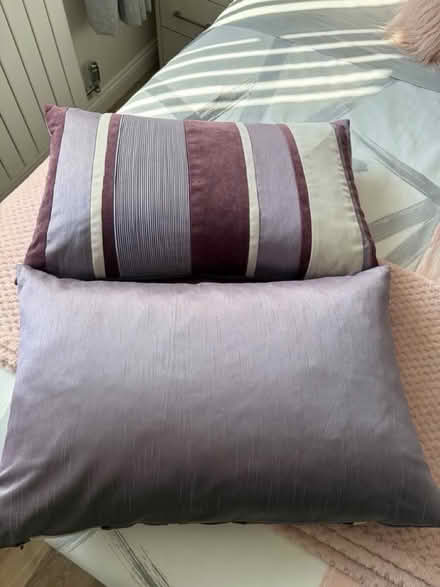 Photo of free Purple cushions (Cramlington) #1