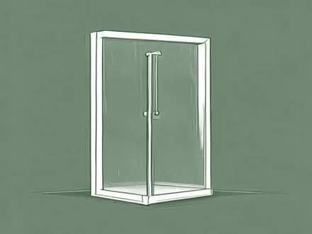 Photo of free Corner Shower- glass door and side panel (Aigburth L17) #1