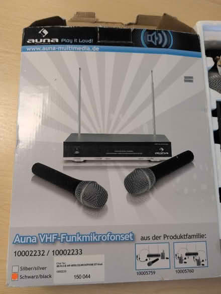 Photo of free VHF wireless microphone system (BD8 Girlington) #1
