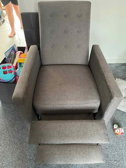 Photo of free Grey chair recliner (Somercotes DE55) #2