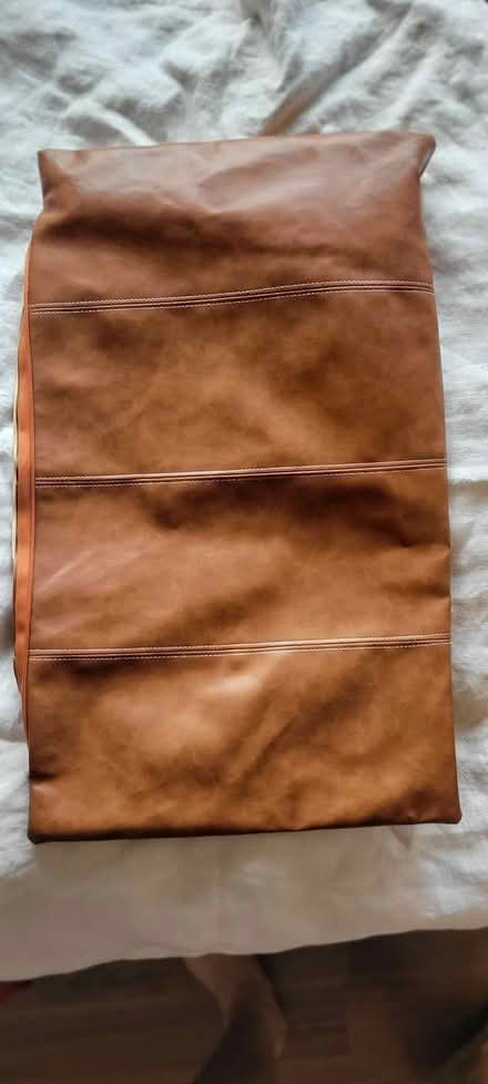 Photo of free leatherette cushion cover (Marsh LA1) #1