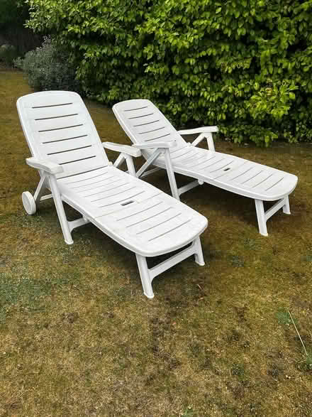Photo of free Two garden recliners (Hale, Hampshire. SP6) #1
