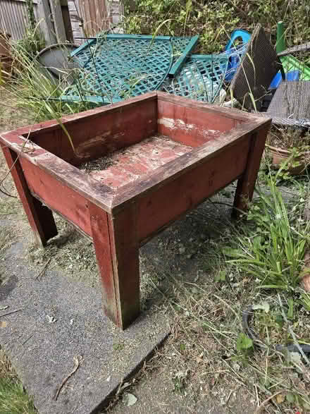 Photo of free Hand made wood planter. (Morecambe LA4) #2