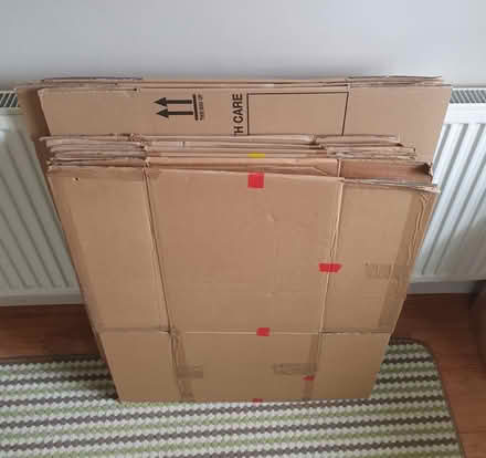 Photo of free 9 storage boxes cardboard (Neston CH64) #1
