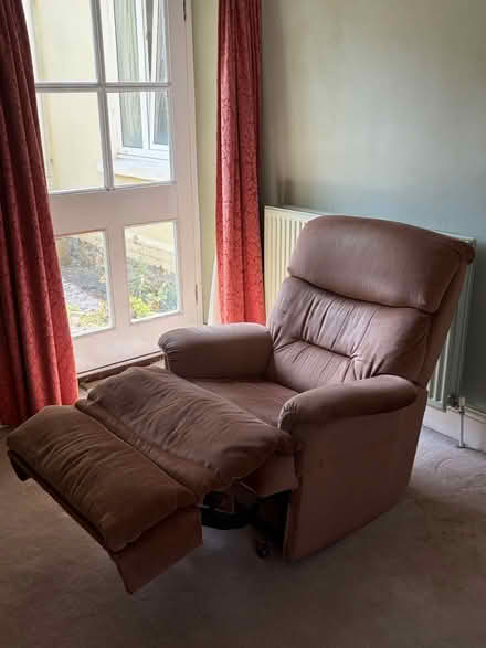 Photo of free Armchair with built in footrest (Llandeilo SA19) #3