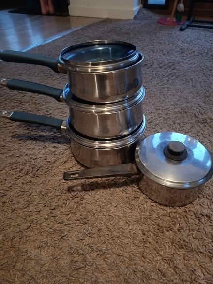Photo of free Set of saucepans+one (Hayling Island PO11) #1