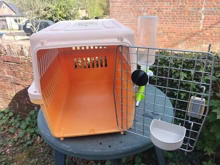 Photo of free Small dog or cat cage (Landford) #2