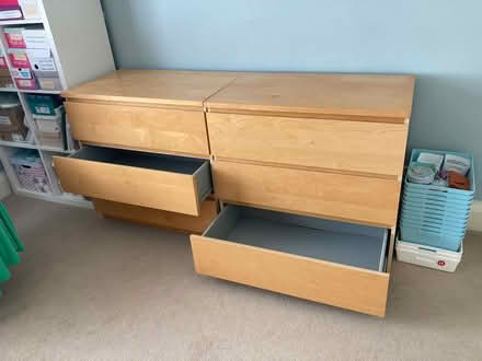 Photo of free Two 3 drawer Ikea Malm units (Western Park LE3) #1