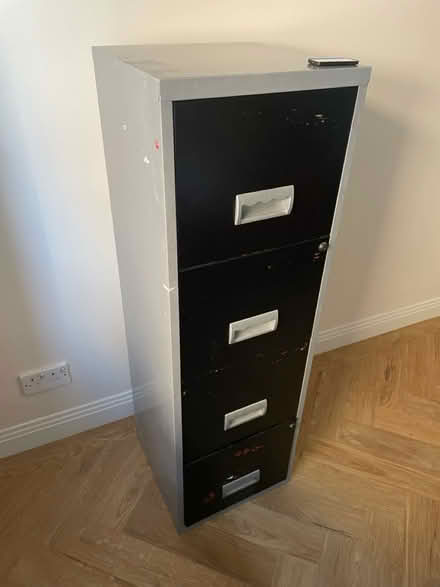 Photo of free Filing cabinet with 4 drawers (KT2, Kingston upon thames) #2