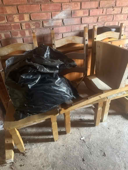 Photo of free Solid pine dining table & chairs (Bromyard HR7) #1
