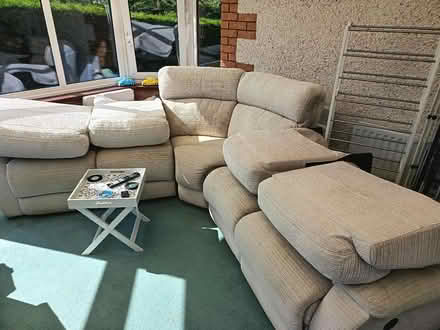 Photo of free Corner sofa with 2 recliners (Noblehill DG1) #2