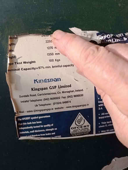 Photo of free Oil tank - domestic (Abdon SY7) #3