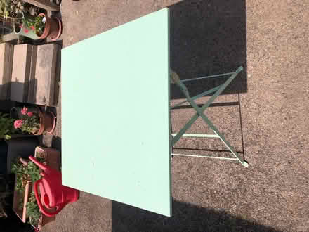 Photo of free Folding metal tables x5 (Barnard's Green WR14) #1
