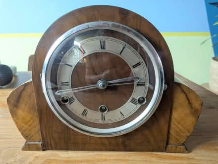 Photo of free Old mantel clock, not working (Woodseats S8) #1