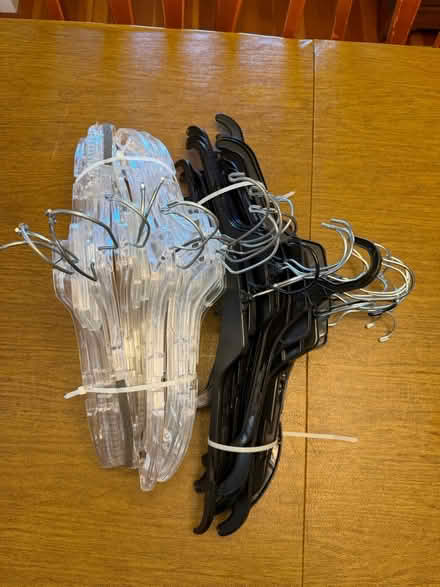 Photo of free Plastic hangers, approximately 30 (Wood Ridge) #1