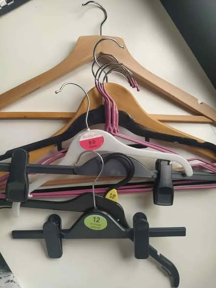 Photo of free Mixed bundle of coat hangers (Lichfield WS14) #1