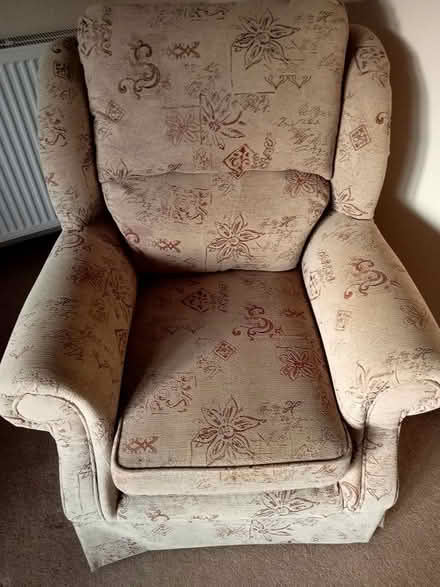 Photo of free 3 Piece suite, 3 Seater & 2 Chairs (Halton, LA2) #3