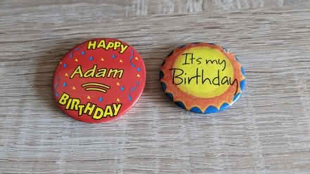 Photo of free Birthday badges (west side of Horsham RH12) #1
